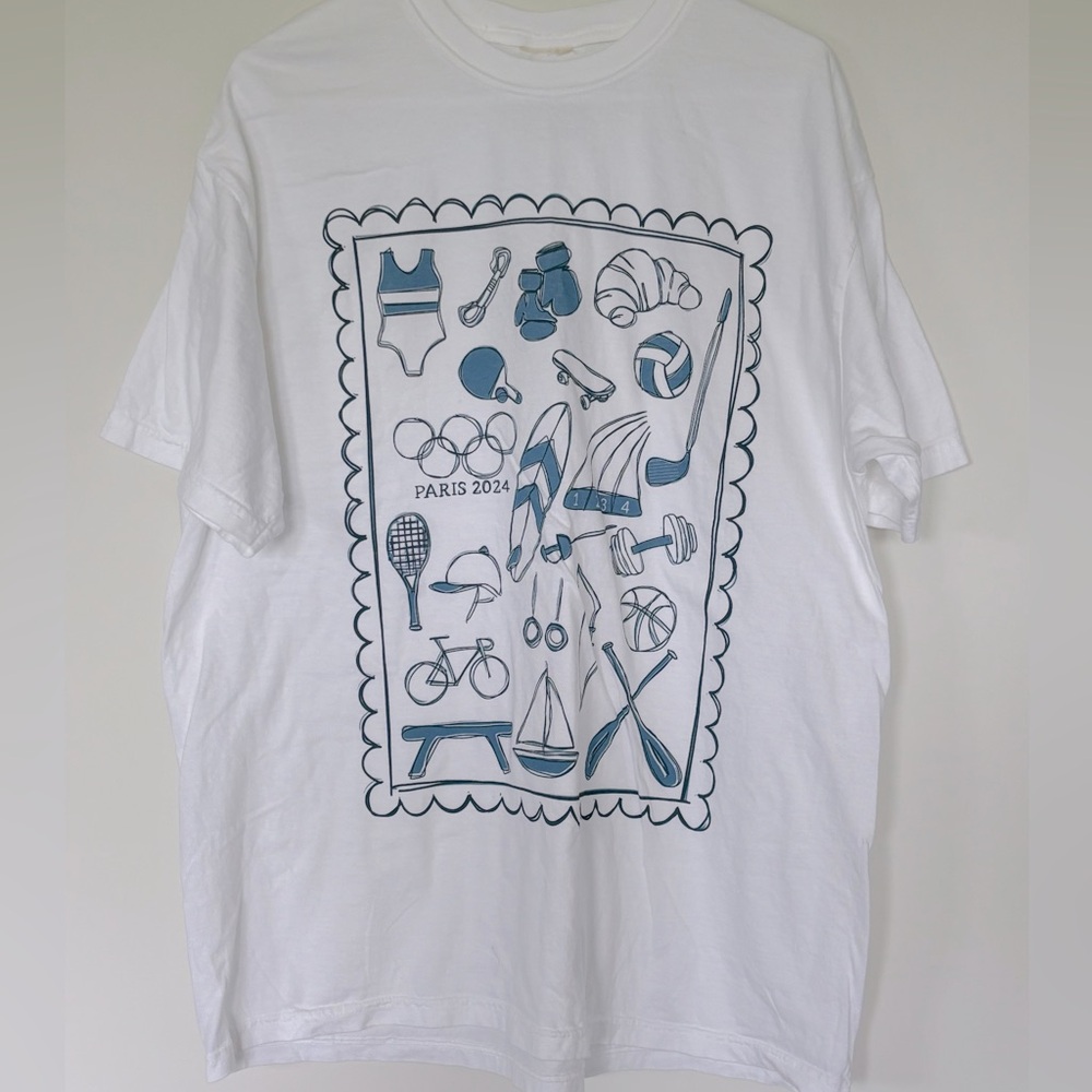 Olympics Paris 2024 Graphic T-shirt- XL